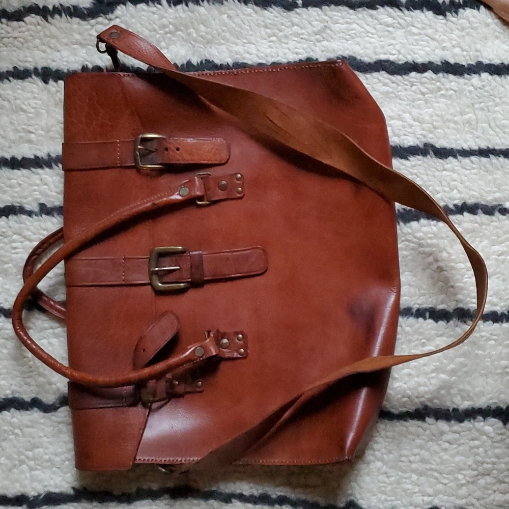 Beautiful Rustic satchel / laptop bag
